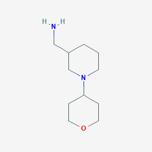B1427997 [1-(Oxan-4-yl)piperidin-3-yl]methanamine CAS No. 1248151-23-6