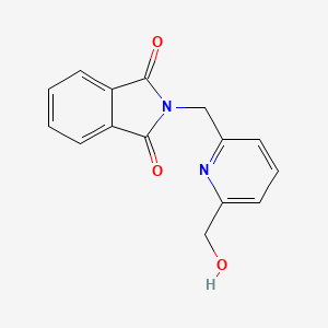 molecular formula C15H12N2O3 B14279993 2-{[6-(Hydroxymethyl)pyridin-2-yl]methyl}-1H-isoindole-1,3(2H)-dione CAS No. 154696-52-3