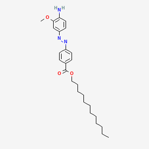 Dodecyl 4-[(E)-(4-amino-3-methoxyphenyl)diazenyl]benzoate