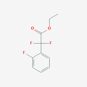 molecular formula C10H9F3O2 B1428003 Ethyl 2,2-difluoro-2-(2-fluorophenyl)acetate CAS No. 698378-76-6