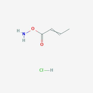 molecular formula C4H8ClNO2 B14280060 Amino but-2-enoate;hydrochloride CAS No. 122890-48-6