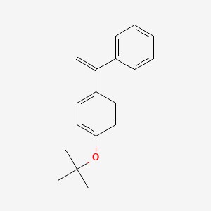 molecular formula C18H20O B14280066 1-tert-Butoxy-4-(1-phenylethenyl)benzene CAS No. 138686-18-7