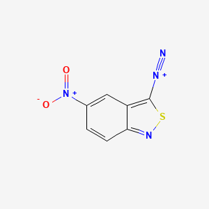 5-Nitro-2,1-benzothiazole-3-diazonium