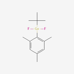 molecular formula C13H20F2Ge B14280111 tert-Butyl(difluoro)(2,4,6-trimethylphenyl)germane CAS No. 126529-79-1