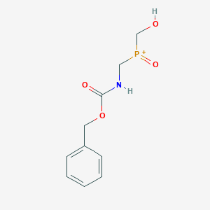 molecular formula C10H13NO4P+ B14280114 ({[(Benzyloxy)carbonyl]amino}methyl)(hydroxymethyl)oxophosphanium CAS No. 154370-37-3