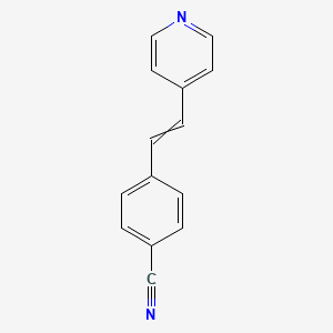 Benzonitrile, 4-[(1E)-2-(4-pyridinyl)ethenyl]-