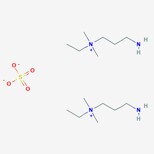 Bis(3-amino-N-ethyl-N,N-dimethylpropan-1-aminium) sulfate