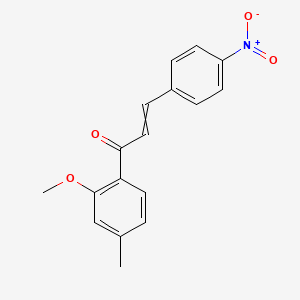 1-(2-Methoxy-4-methylphenyl)-3-(4-nitrophenyl)prop-2-en-1-one