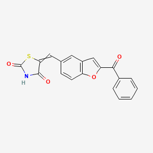 5-[(2-Benzoyl-1-benzofuran-5-yl)methylidene]-1,3-thiazolidine-2,4-dione