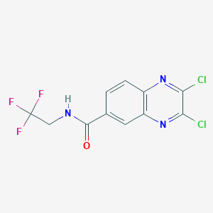 2,3-Dichloro-N-(2,2,2-trifluoroethyl)quinoxaline-6-carboxamide