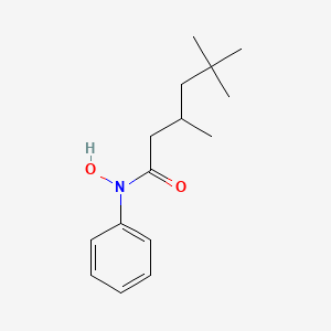 molecular formula C15H23NO2 B14280249 N-Hydroxy-3,5,5-trimethyl-N-phenylhexanamide CAS No. 132499-92-4