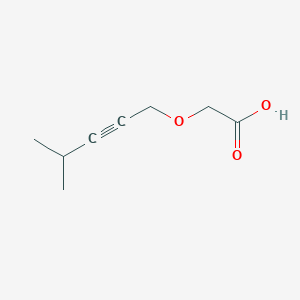 Acetic acid, [(4-methyl-2-pentynyl)oxy]-