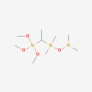 molecular formula C9H25O4Si3 B14280259 CID 22590331 