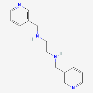 N~1~,N~2~-Bis[(pyridin-3-yl)methyl]ethane-1,2-diamine