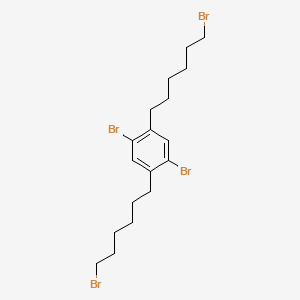 1,4-Dibromo-2,5-bis(6-bromohexyl)benzene