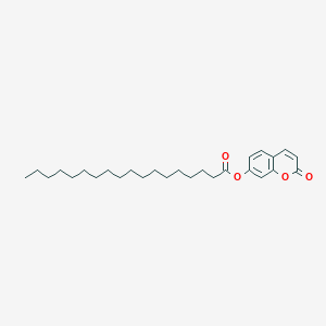 2-Oxo-2H-1-benzopyran-7-yl octadecanoate