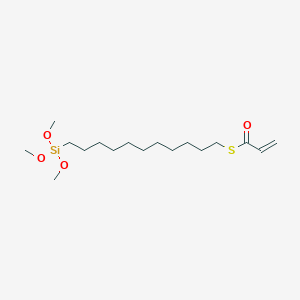 S-[11-(Trimethoxysilyl)undecyl] prop-2-enethioate