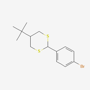 2-(4-Bromophenyl)-5-tert-butyl-1,3-dithiane