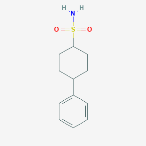 molecular formula C12H17NO2S B1428034 4-苯基环己烷-1-磺酰胺 CAS No. 1249783-96-7