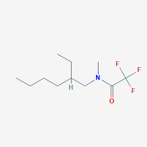 molecular formula C11H20F3NO B14280340 N-Methyl-N-(2-ethylhexyl)trifluoroacetamide CAS No. 138195-06-9