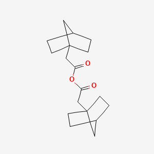 molecular formula C18H26O3 B14280396 (Bicyclo[2.2.1]heptan-1-yl)acetic anhydride CAS No. 138248-70-1