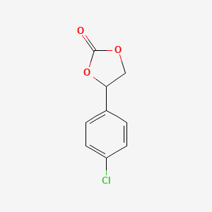 molecular formula C9H7ClO3 B14280401 4-(4-Chlorophenyl)-1,3-dioxolan-2-one CAS No. 122606-55-7