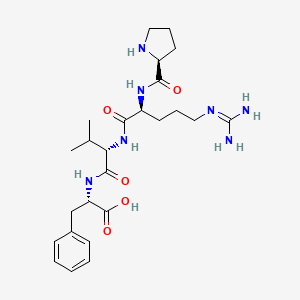 L-Prolyl-N~5~-(diaminomethylidene)-L-ornithyl-L-valyl-L-phenylalanine