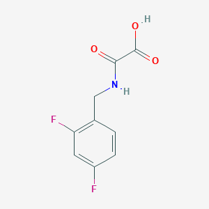 molecular formula C9H7F2NO3 B1428041 {[（2,4-二氟苯基）甲基]氨基甲酰基}甲酸 CAS No. 1248263-78-6