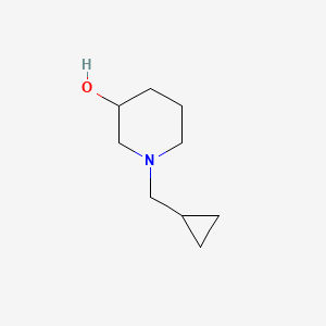 molecular formula C9H17NO B1428042 1-Cyclopropylmethyl-piperidin-3-ol CAS No. 1249256-58-3