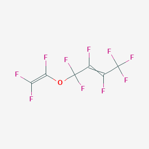 molecular formula C6F10O B14280424 2-Butene, 1,1,1,2,3,4,4-heptafluoro-4-[(trifluoroethenyl)oxy]- CAS No. 136132-94-0