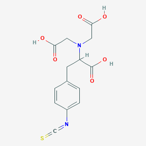 molecular formula C14H14N2O6S B14280445 N,N-Bis(carboxymethyl)-4-isothiocyanatophenylalanine CAS No. 131322-70-8