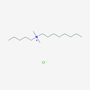 molecular formula C15H34ClN B14280453 N,N-Dimethyl-N-pentyloctan-1-aminium chloride CAS No. 151645-62-4