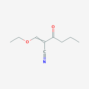 2-(Ethoxymethylidene)-3-oxohexanenitrile