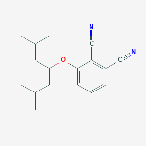 3-[(2,6-Dimethylheptan-4-yl)oxy]benzene-1,2-dicarbonitrile