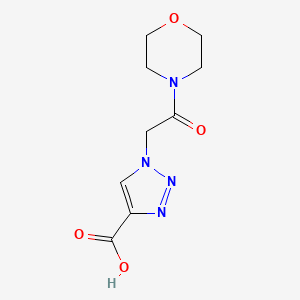 B1428047 1-(2-morpholino-2-oxoethyl)-1H-1,2,3-triazole-4-carboxylic acid CAS No. 1267785-03-4
