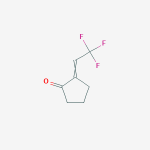 2-(2,2,2-Trifluoroethylidene)cyclopentan-1-one