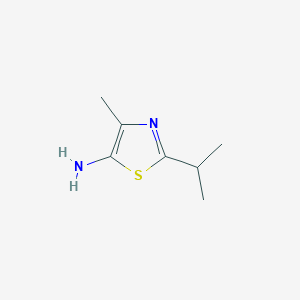 molecular formula C7H12N2S B1428048 2-异丙基-4-甲基噻唑-5-胺 CAS No. 1249718-43-1