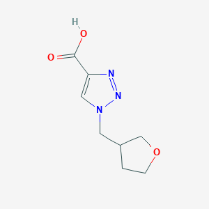 molecular formula C8H11N3O3 B1428049 1-[(氧杂环丙烷-3-基)甲基]-1H-1,2,3-三唑-4-羧酸 CAS No. 1248946-64-6