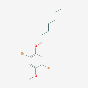 1,4-Dibromo-2-(heptyloxy)-5-methoxybenzene