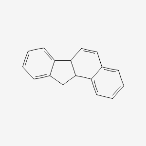 molecular formula C17H14 B14280603 11,11a-Dihydro-6aH-benzo[a]fluorene CAS No. 140710-60-7