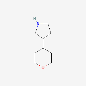 B1428061 3-(Oxan-4-yl)pyrrolidine CAS No. 1247566-45-5