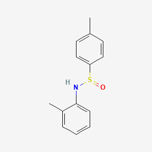 Benzenesulfinamide, 4-methyl-N-(2-methylphenyl)-