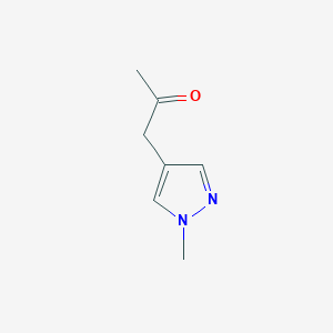 B1428066 1-(1-methyl-1H-pyrazol-4-yl)propan-2-one CAS No. 1250912-51-6