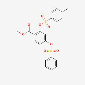 Methyl 2,4-bis[(4-methylbenzene-1-sulfonyl)oxy]benzoate