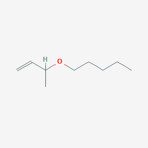 molecular formula C9H18O B14280803 1-[(But-3-en-2-yl)oxy]pentane CAS No. 139650-36-5