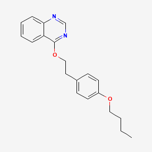 molecular formula C20H22N2O2 B14280811 Quinazoline, 4-[2-(4-butoxyphenyl)ethoxy]- CAS No. 124429-03-4