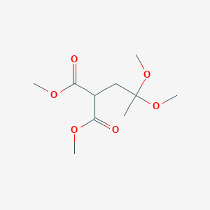 Dimethyl (2,2-dimethoxypropyl)propanedioate