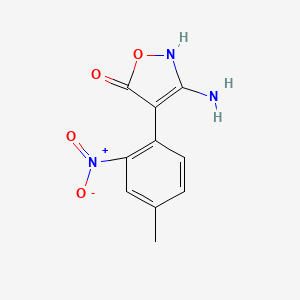 3-Amino-4-(4-methyl-2-nitrophenyl)-1,2-oxazol-5(2H)-one