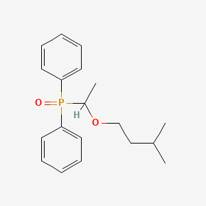 [1-(3-Methylbutoxy)ethyl](oxo)diphenyl-lambda~5~-phosphane