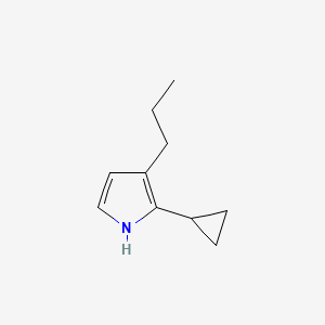 2-Cyclopropyl-3-propyl-1H-pyrrole